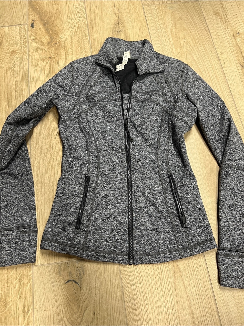lululemon athletica Define Heathered Gray Full-Zip Jacket